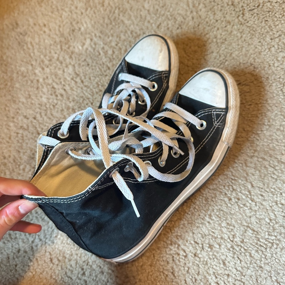 Converse Black and White High-Top Sneakers